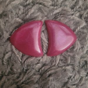 Vintage purple earrings